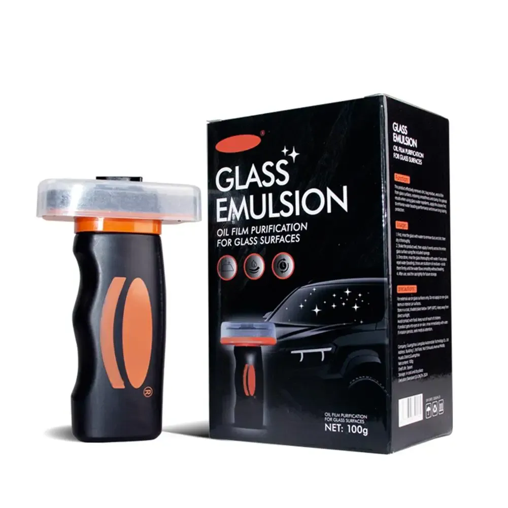 Nettoyeur portable pour vitres automobiles, conçu pour éliminer les films d'émulsion et d'huile sur pare-brise, vitres latérales, lunette arrière et rétroviseurs 7