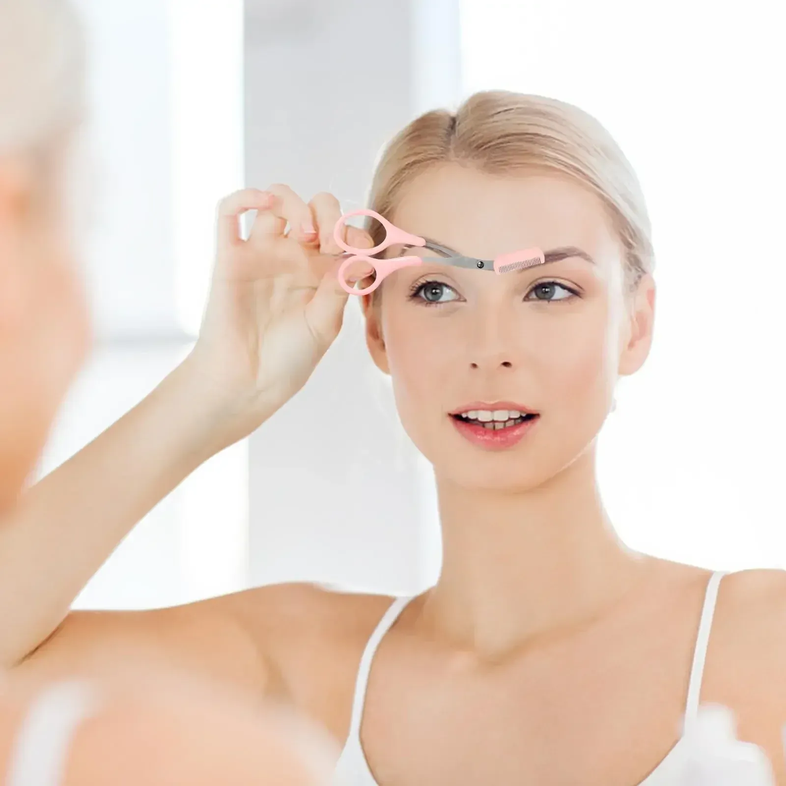 Outils de beauté pour sourcils en acier inoxydable