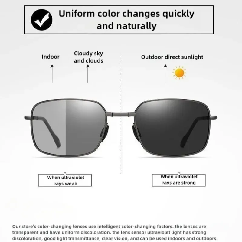 Lunettes de soleil polarisées pliables pour hommes, vue 3