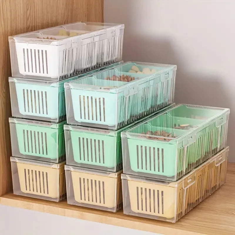 Ensemble de rangement alimentaire pour cuisine moderne