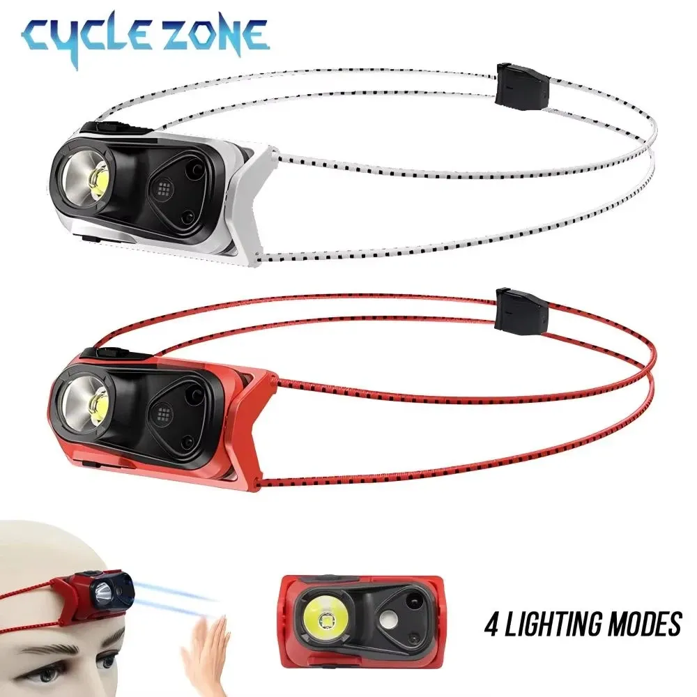 Mini lampe frontale portable XPG rechargeable par USB, haute luminosité, 4 modes d'éclairage, idéale pour le travail et la nuit