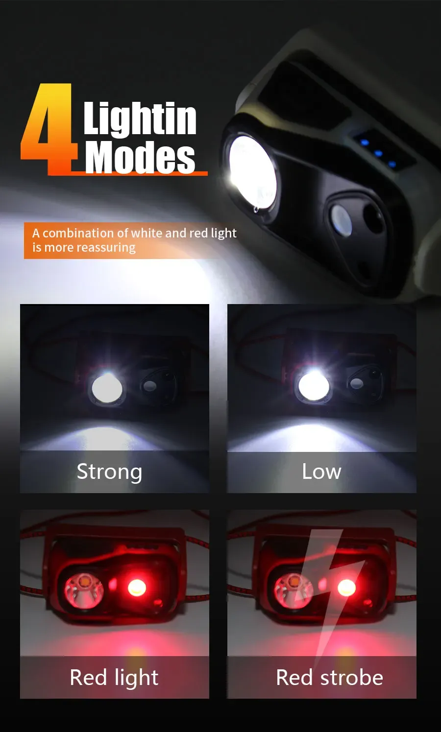 Lampe frontale orientable