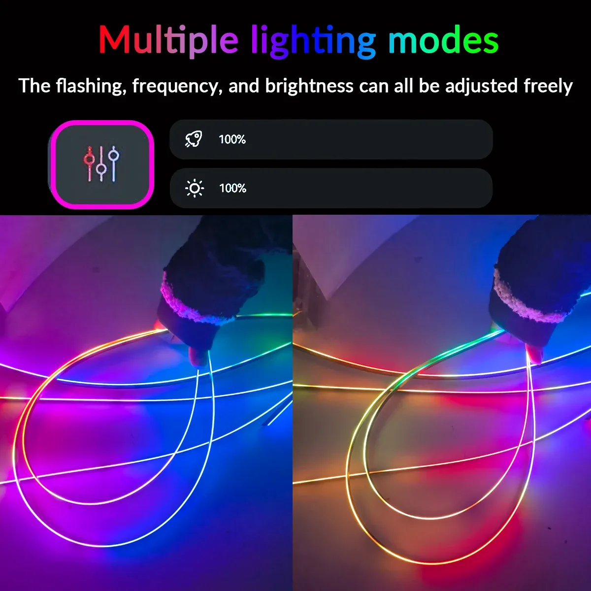 Atmosphère lumineuse complète de l'habitacle