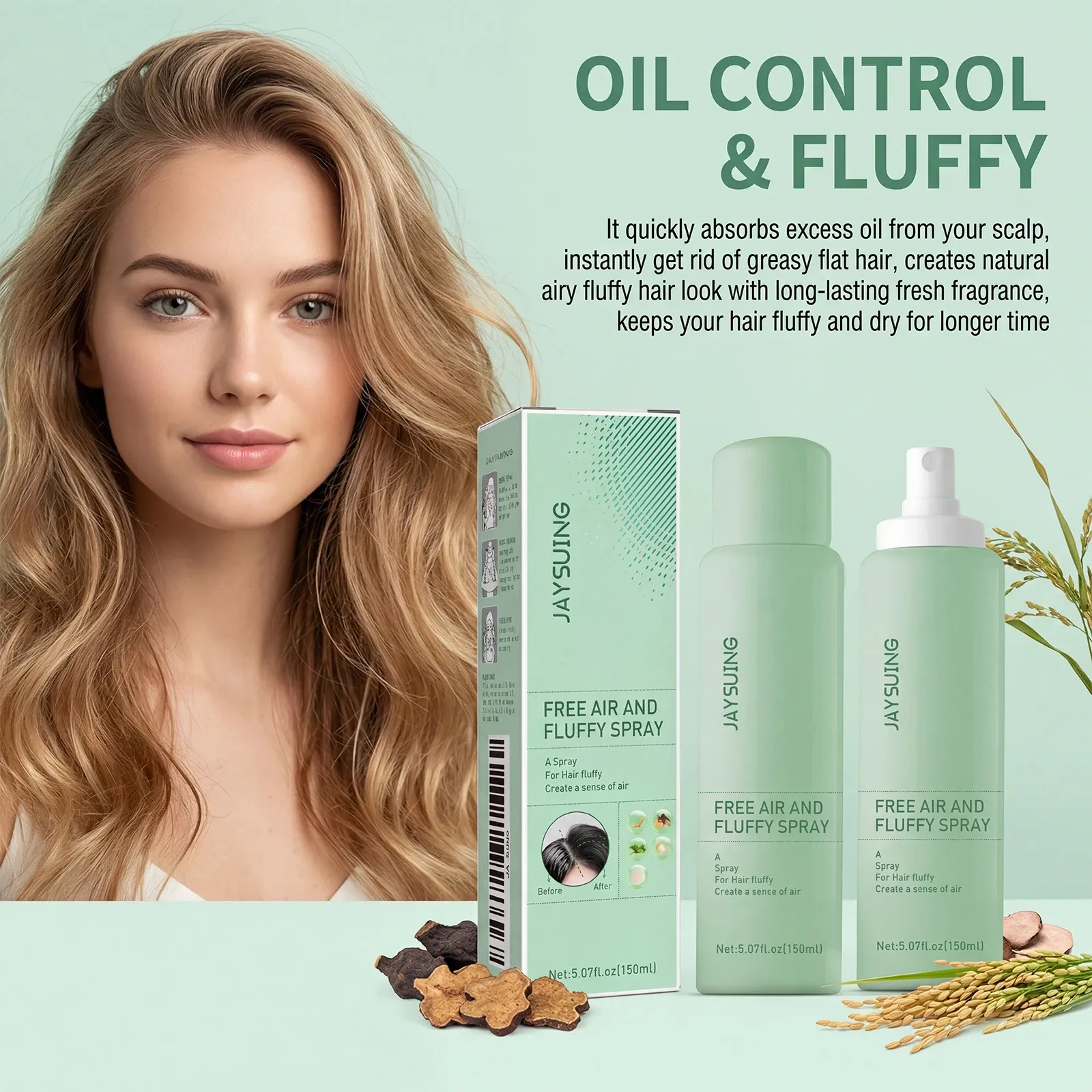 Shampooing sec en spray volumisant 2