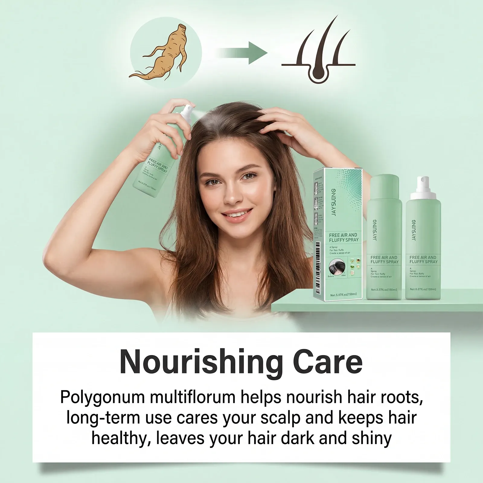 Shampooing sec en spray volumisant 4