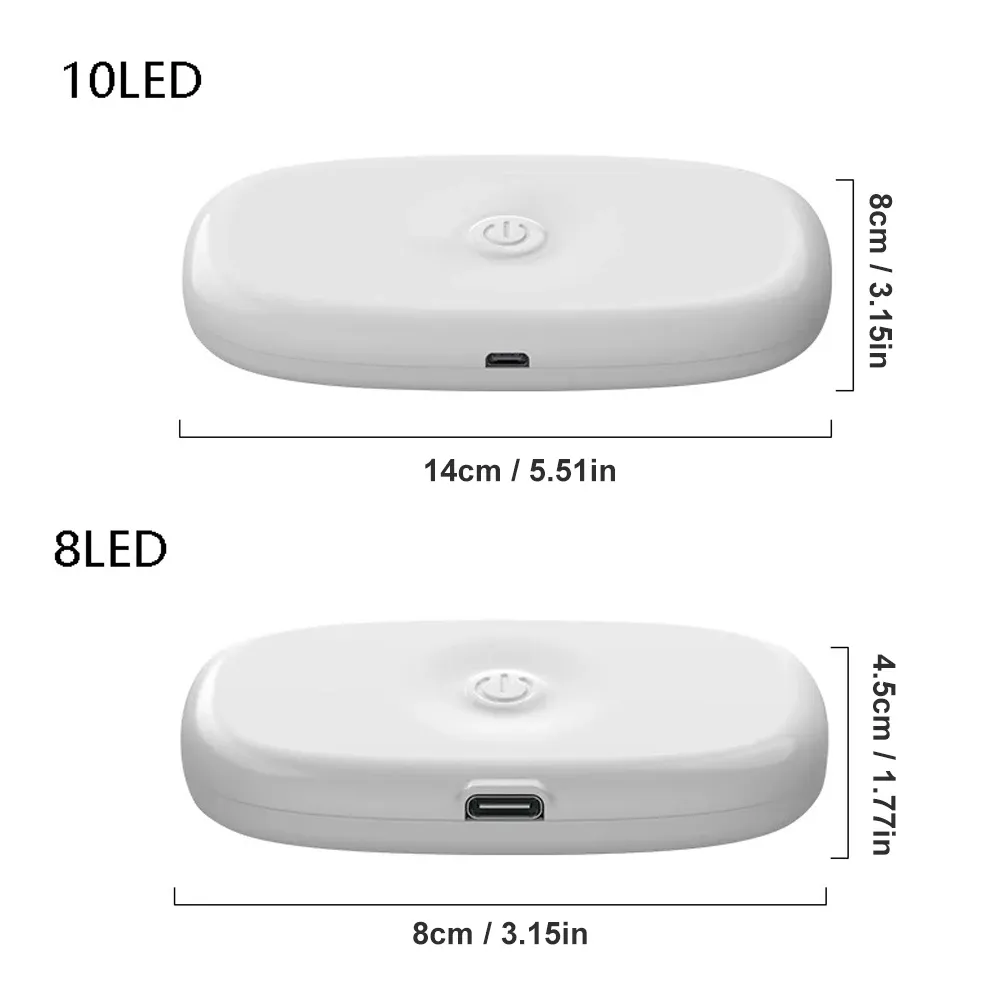 Lampe de lecture LED rechargeable USB pour voiture avec support magnétique, éclairage sans fil et changement de couleur, accessoire pour véhicule et VR 6