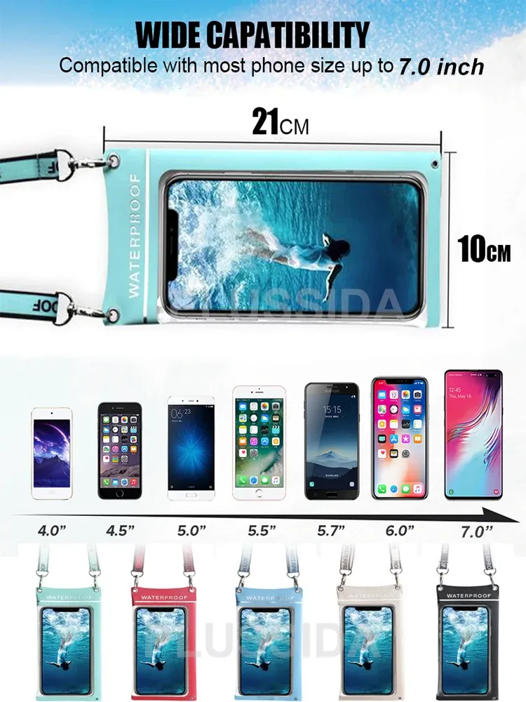 Coque étanche pour iPhone 17, 16, 15, 14, 13 Pro Max, iPhone 17 Air, iPhone 11 et Samsung Galaxy S25, S24 6