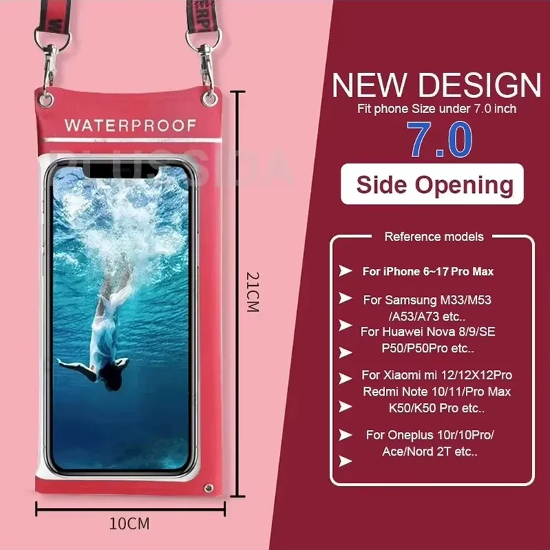 Coque étanche pour iPhone 17, 16, 15, 14, 13 Pro Max, iPhone 17 Air, iPhone 11 et Samsung Galaxy S25, S24 10