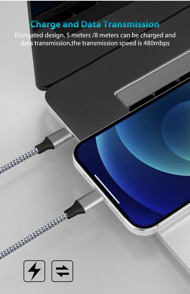 Câble USB-C vers USB-C, en voyage