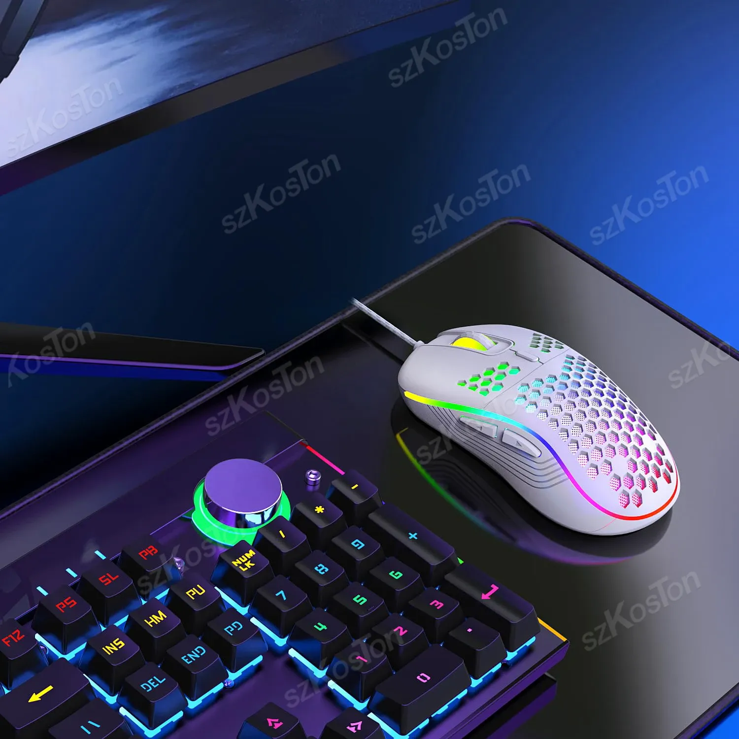 Souris de jeu Honeycomb, présentation du produit