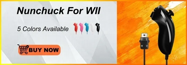 Contrôleur Nunchuk supplémentaire pour Wii