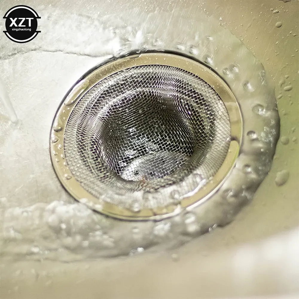 Crépine de vidange en acier inoxydable pour évier de cuisine et salle de bain 6