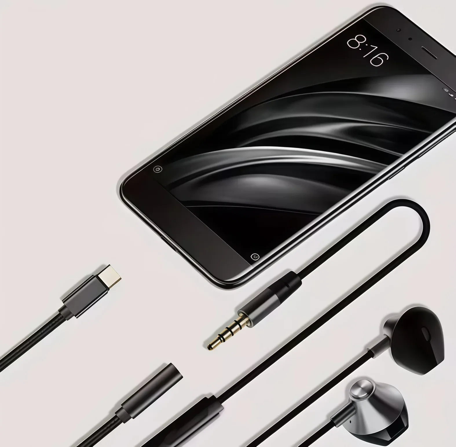 Adaptateur audio USB-C vers Aux, finitions soignées