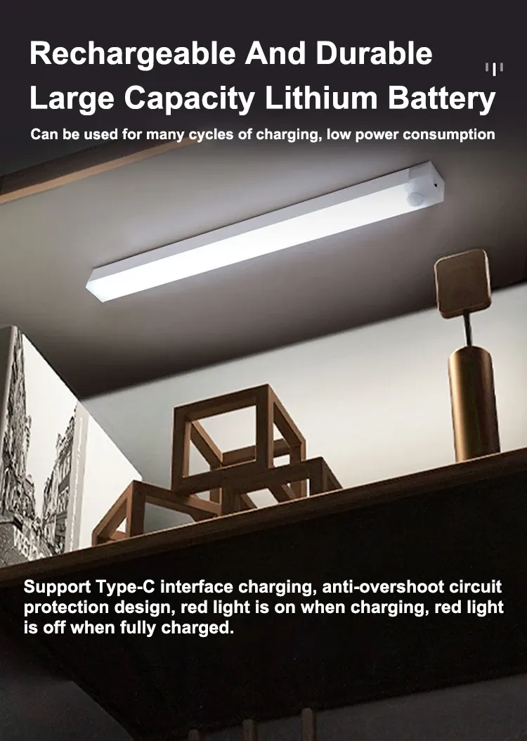 Lumière LED diffusée sous un meuble