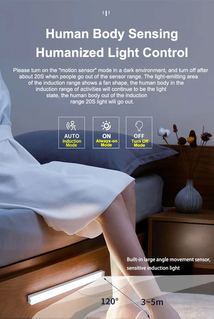 Barre lumineuse LED en situation dans un intérieur
