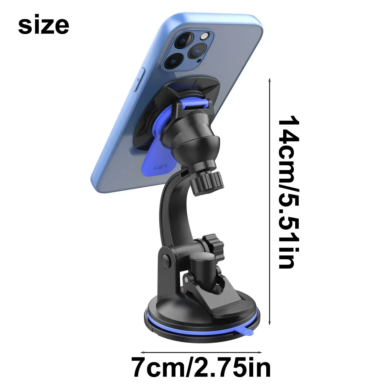 Support de téléphone pour véhicule, finition soignée