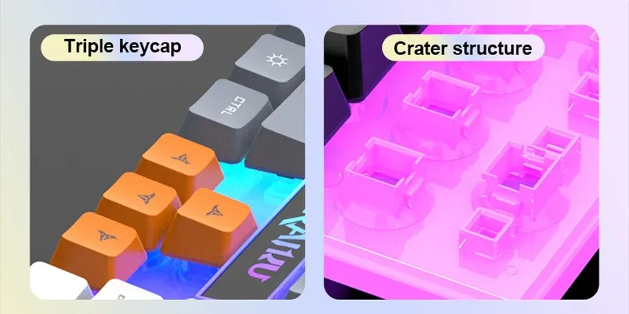 Clavier gaming RAIKU T26 en ambiance