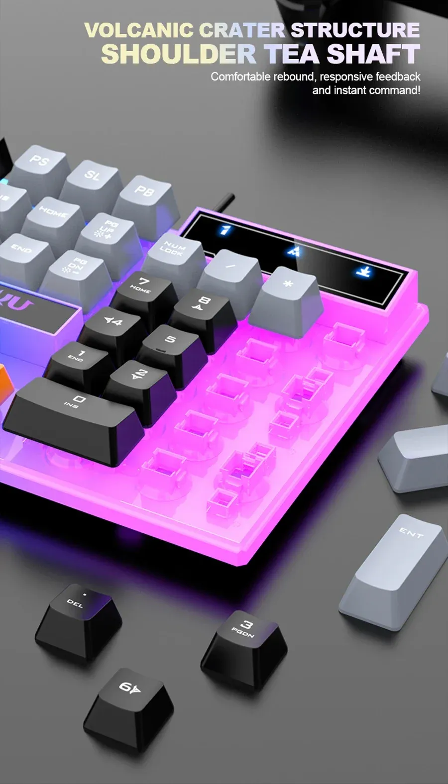 Détails de la souris de jeu RAIKU T26