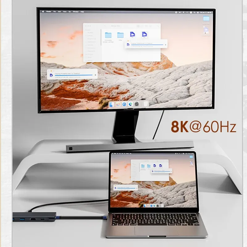 Câble USB4 Type-C vers Type-C 40 Gbps, 8K @ 60 Hz, PD 240 W, à puce électronique (e-marker), court, 3 en 1 pour données, vidéo et charge, avec porte-clés, compatible MacBook et batterie externe 5