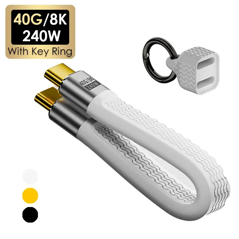 Câble USB4 Type-C vers Type-C au design élégant
