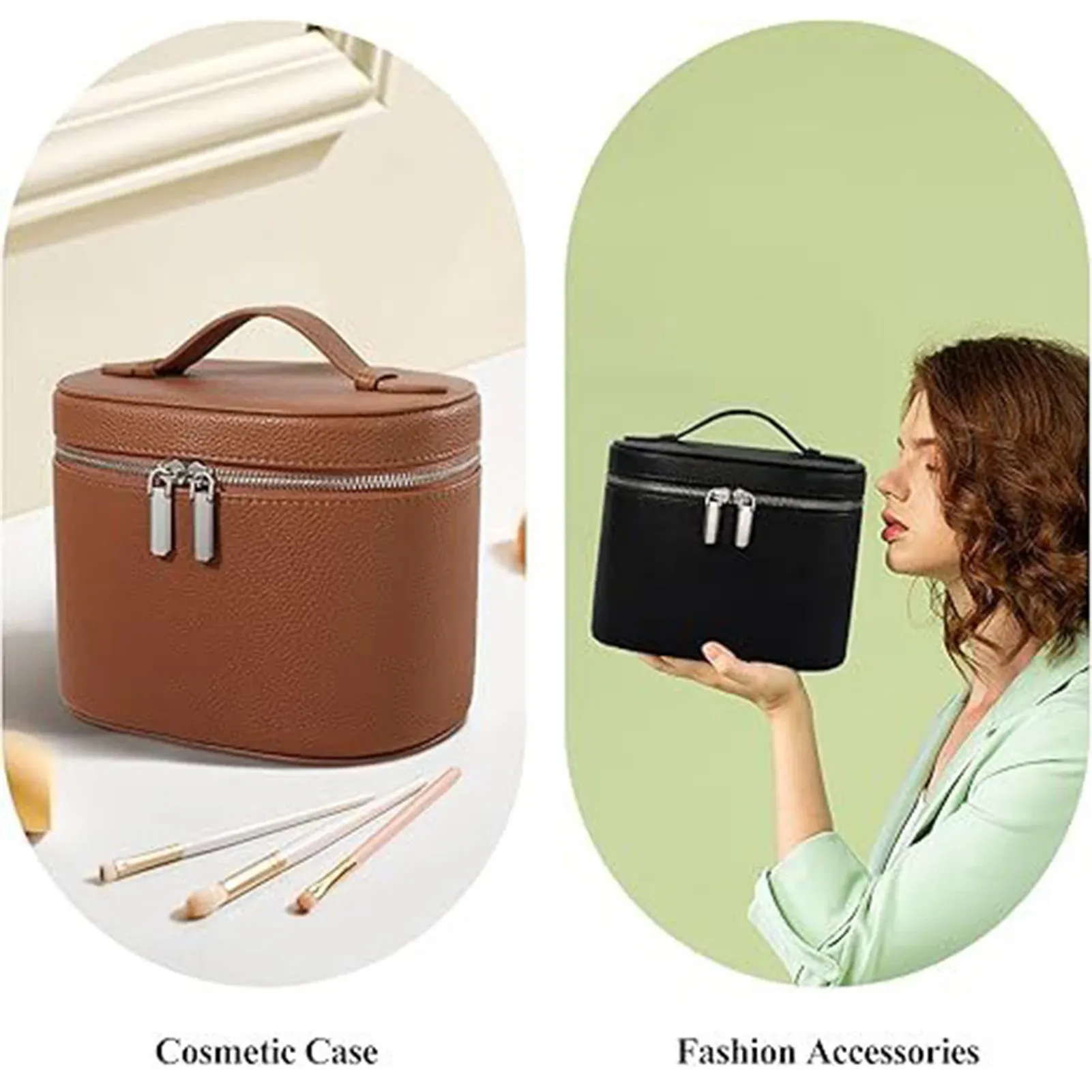Sac à cosmétiques de voyage portable à grande capacité 2