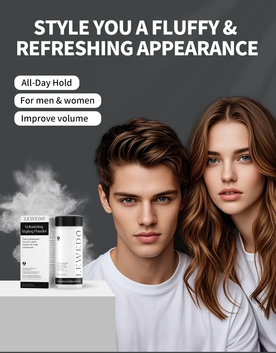 Rituel d'application de la poudre volumisante