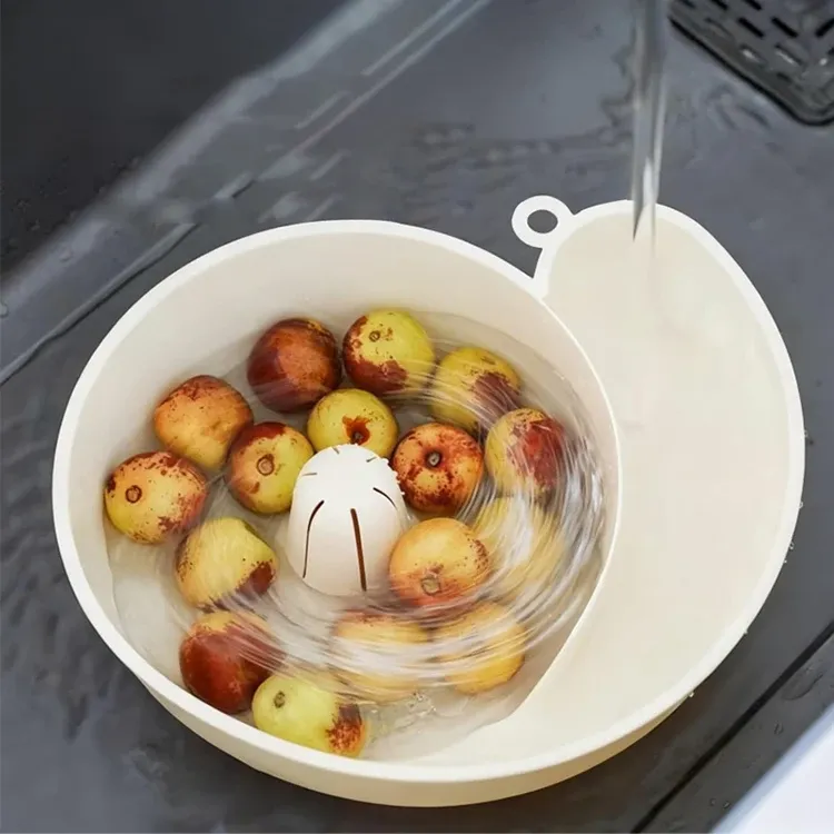 Utilisation du panier pour la préparation de salades