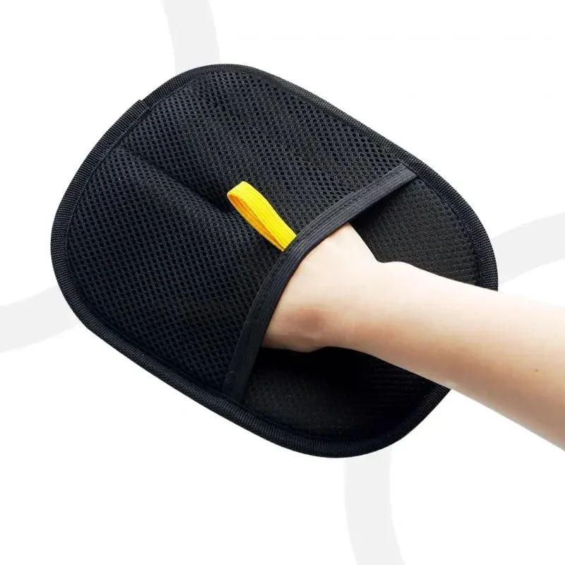 Gant de toilettage pour animaux de compagnie, brosse d'épilation pour chaton et gant de nettoyage pour retirer les poils de chien et de chat du canapé, des tapis et des vêtements 5