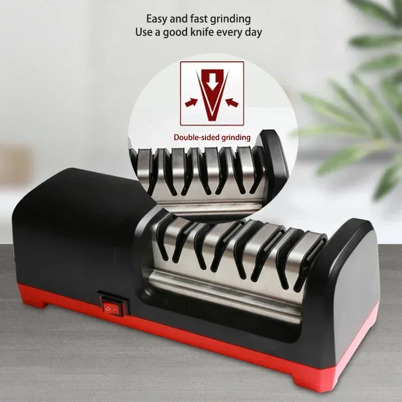Taidea GRINDER Affûteur à couteaux électrique au diamant 4 étapes, 2800 tr/min, 18 W, réf. TG2102 4