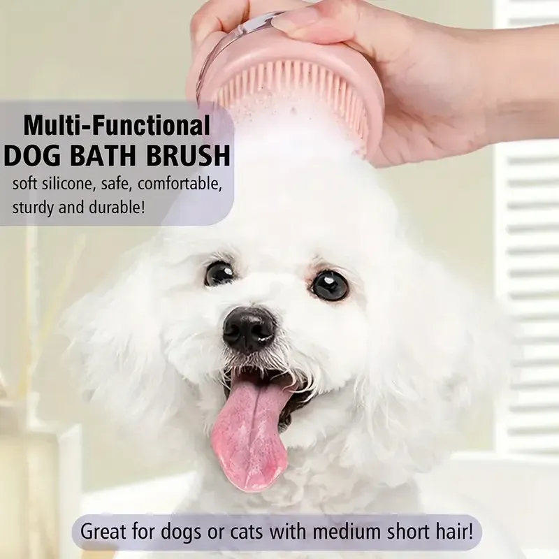 Brosse de bain pour animaux de compagnie