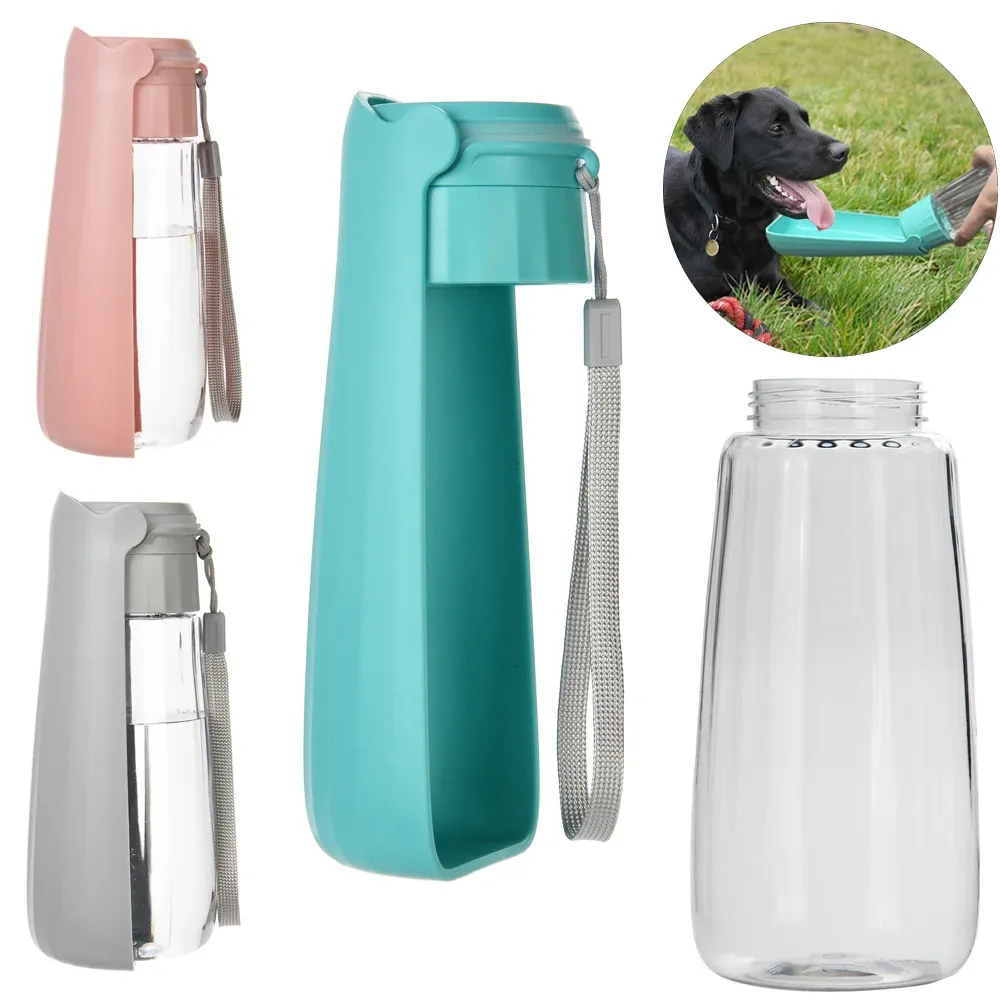 Gourde portable pour chien, idéale en extérieur, pour petits et grands chiens comme pour chats, anti-fuite, gamelle à eau pour animaux de compagnie de grande capacité, accessoire pour Labrador et Beagle - Image 1