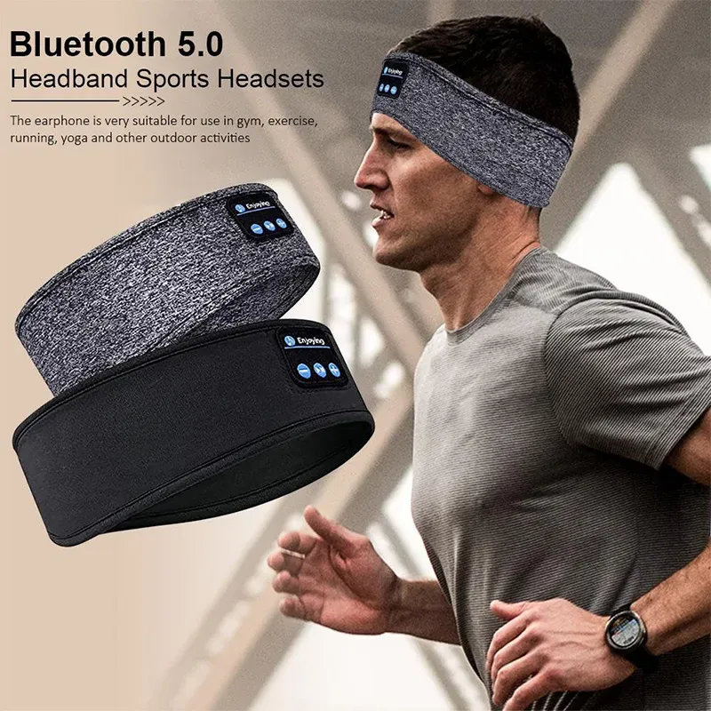 Masque de sommeil Bluetooth sans fil avec écouteurs intégrés à réduction de bruit 5