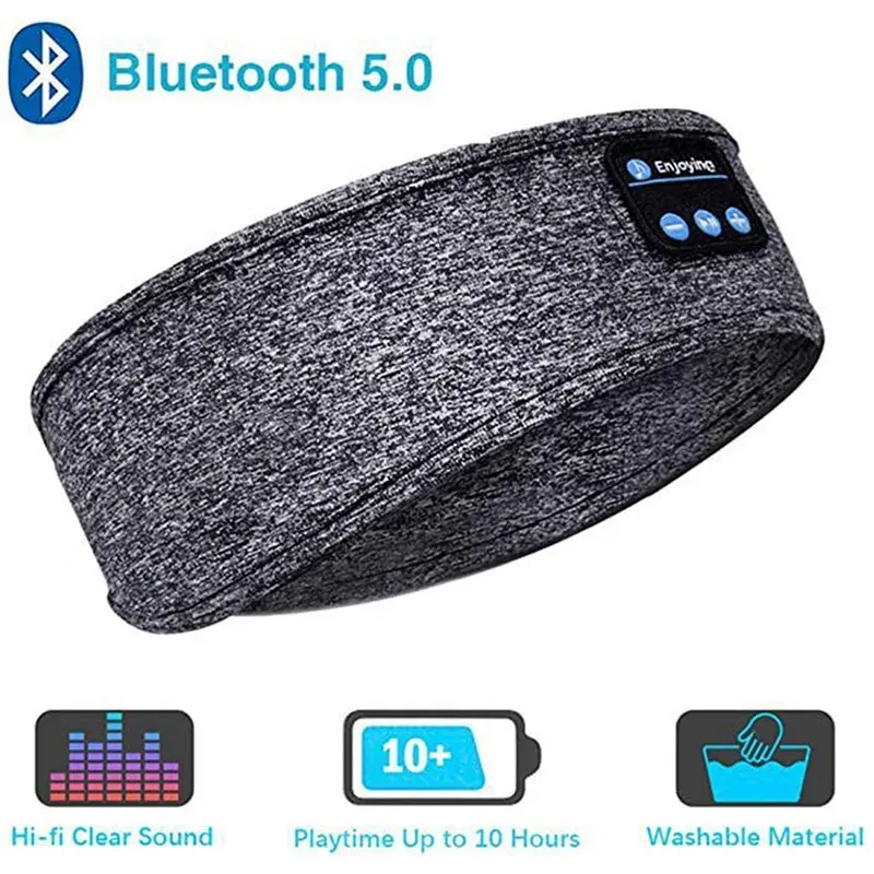 Masque de sommeil Bluetooth sans fil avec écouteurs intégrés à réduction de bruit 7
