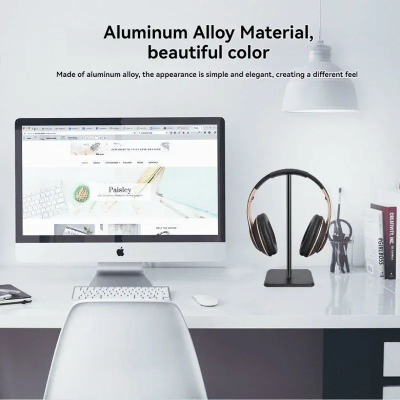 Détail du support casque en aluminium