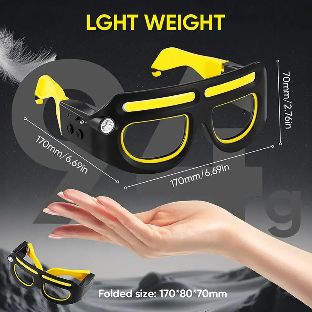 Lunettes LED rechargeables avec capteur de mouvement, vue 13