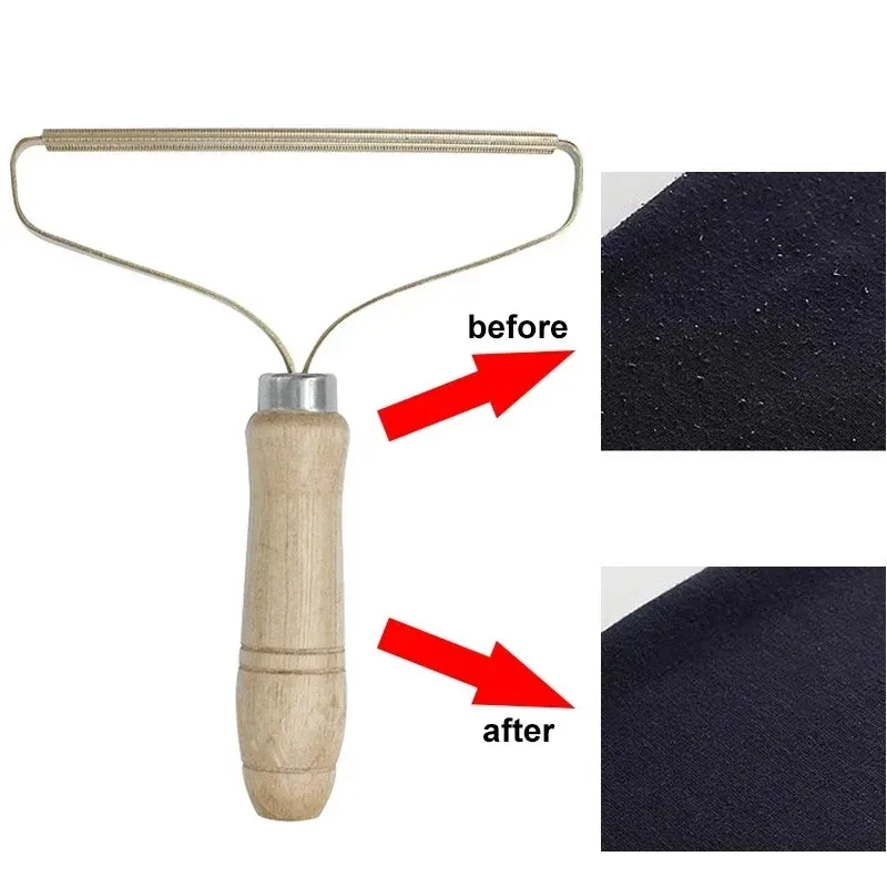 Brosse à peluches portable rechargeable... no, the source has no "rechargeable". Translating faithfully and cleanly:

Brosse anti-peluches portable pour poils d'animaux, rouleau manuel de nettoyage pour canapé et vêtements 6