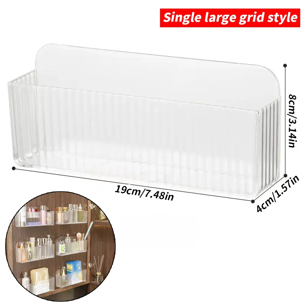 Boîte de rangement murale multifonctionnelle pour médicaments, cosmétiques et rouges à lèvres 9
