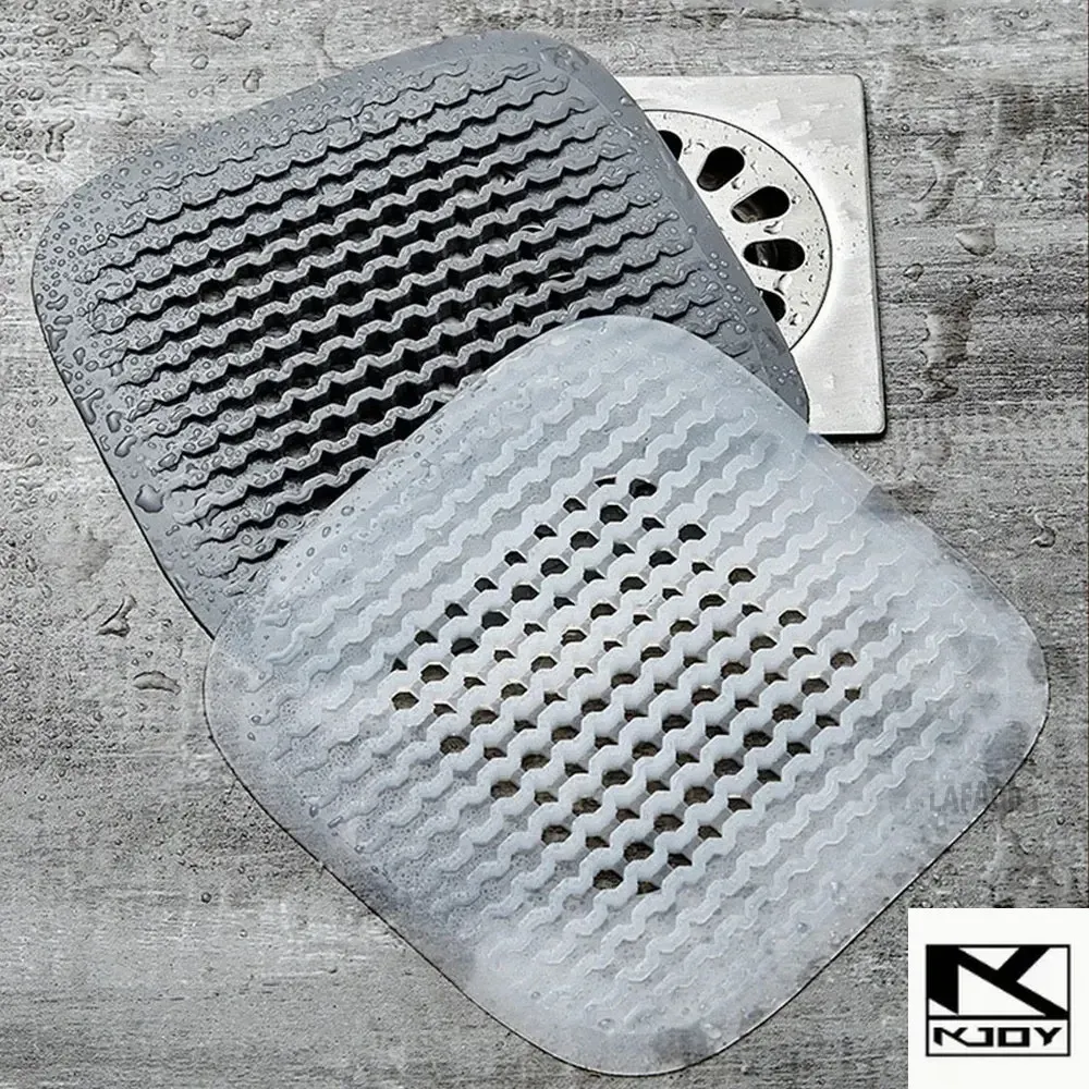 Filtre anti-colmatage kkjoy en silicone souple pour cheveux, douche, baignoire et siphon de sol 3