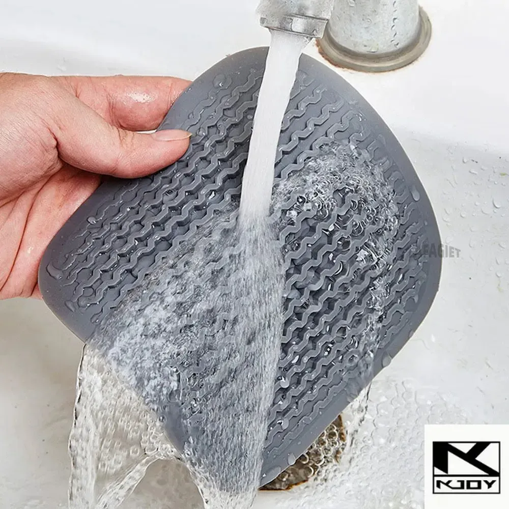 Filtre anti-colmatage kkjoy en silicone souple pour cheveux, douche, baignoire et siphon de sol 4