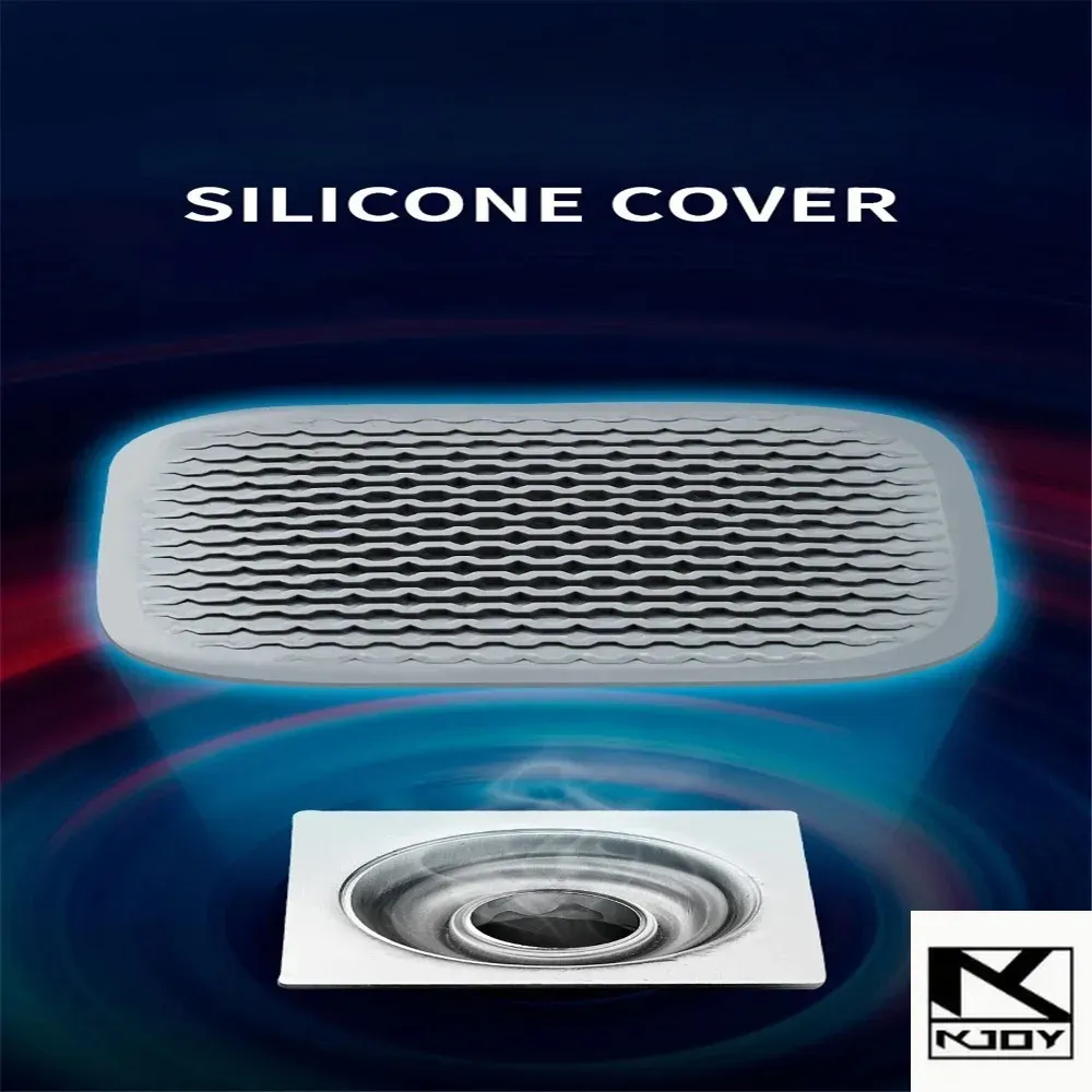 Filtre anti-colmatage kkjoy en silicone souple pour cheveux, douche, baignoire et siphon de sol 6