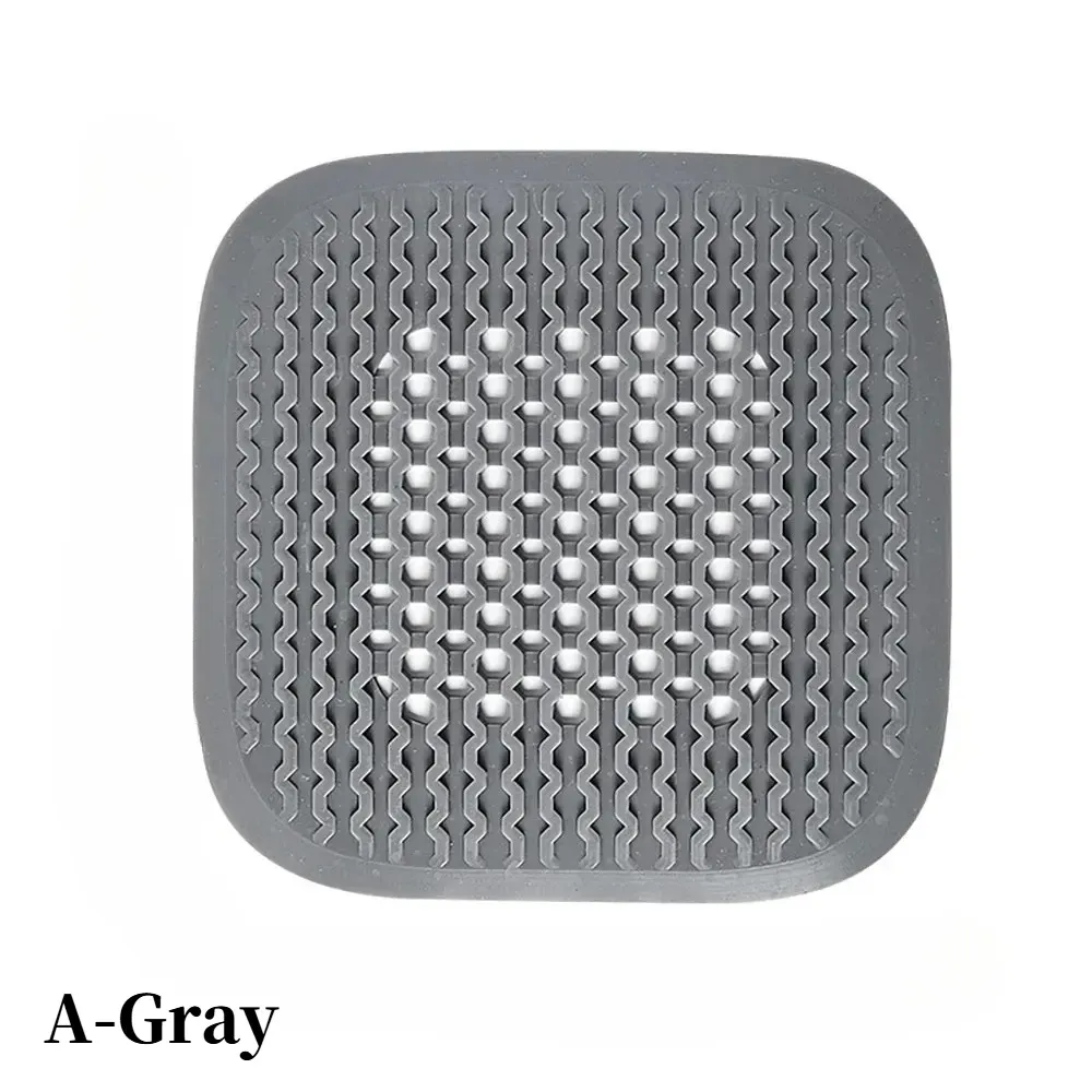 Filtre anti-colmatage kkjoy en silicone souple pour cheveux, douche, baignoire et siphon de sol 10