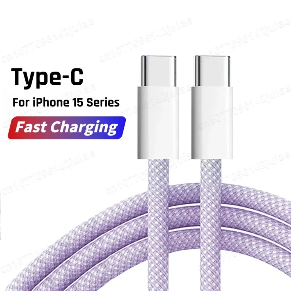 Chargeur rapide USB-C 60 W PD d'origine avec câble USB-C vers USB-C 6 A pour iPhone et Samsung S26 9