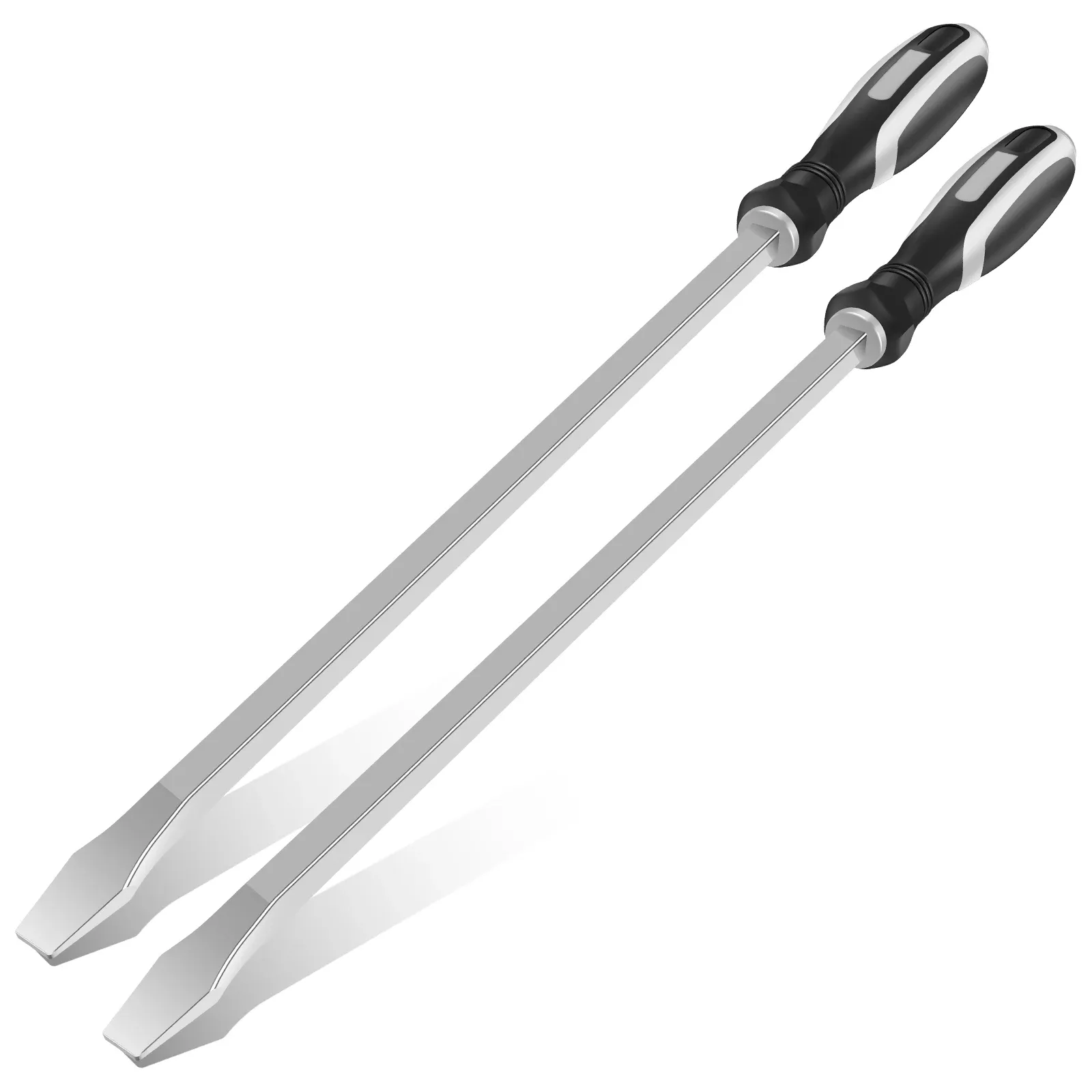 Tournevis de démolition extra-long 22,24 pouces, jeu de tournevis plats en acier chrome-vanadium pour réparation automobile, 1/2 pièces 8