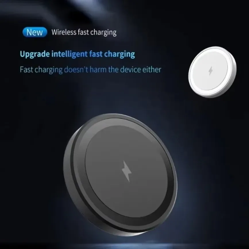 Mini chargeur magnétique sans fil pour iPhone, ultra-fin et portable, charge rapide 15 W 6