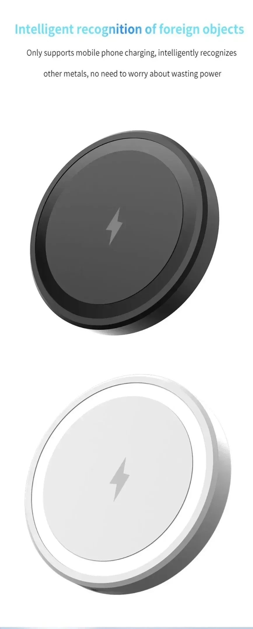 Mini chargeur magnétique sans fil pour iPhone, vue d'ensemble