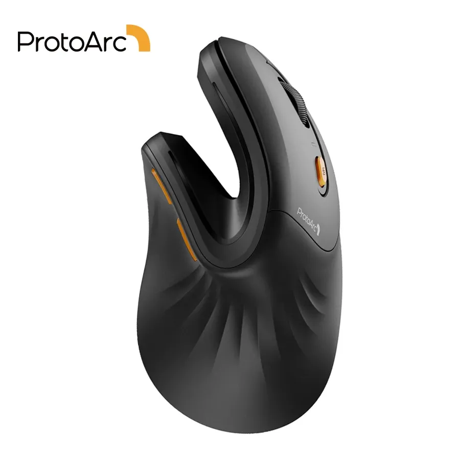 Souris verticale ergonomique sans fil compatible Mac, Windows, iPad et ordinateur, 3 connexions multi-appareils, DPI réglable