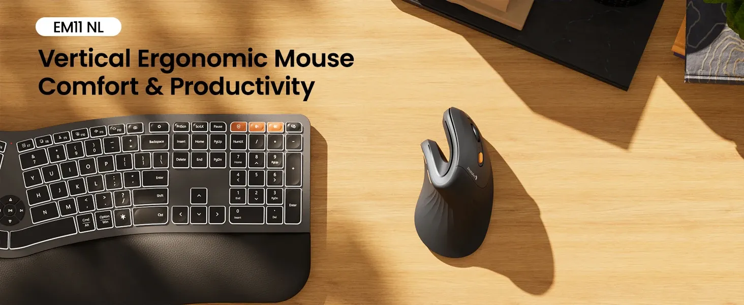 Confort et productivité de la souris ergonomique verticale