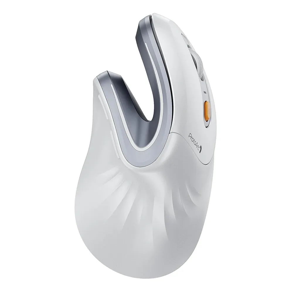 Souris verticale ergonomique sans fil compatible Mac, Windows, iPad et ordinateur, 3 connexions multi-appareils, DPI réglable 11