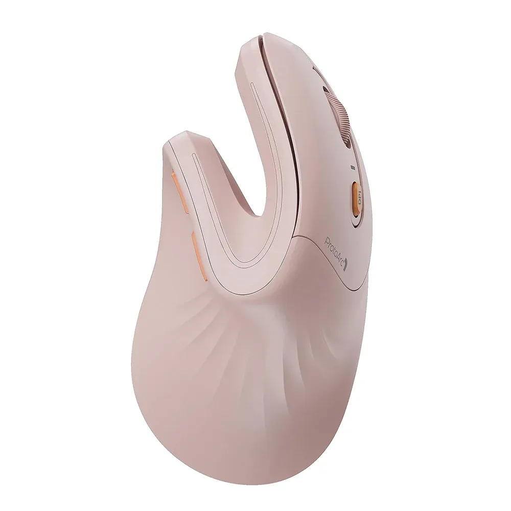 Souris verticale ergonomique sans fil compatible Mac, Windows, iPad et ordinateur, 3 connexions multi-appareils, DPI réglable 7