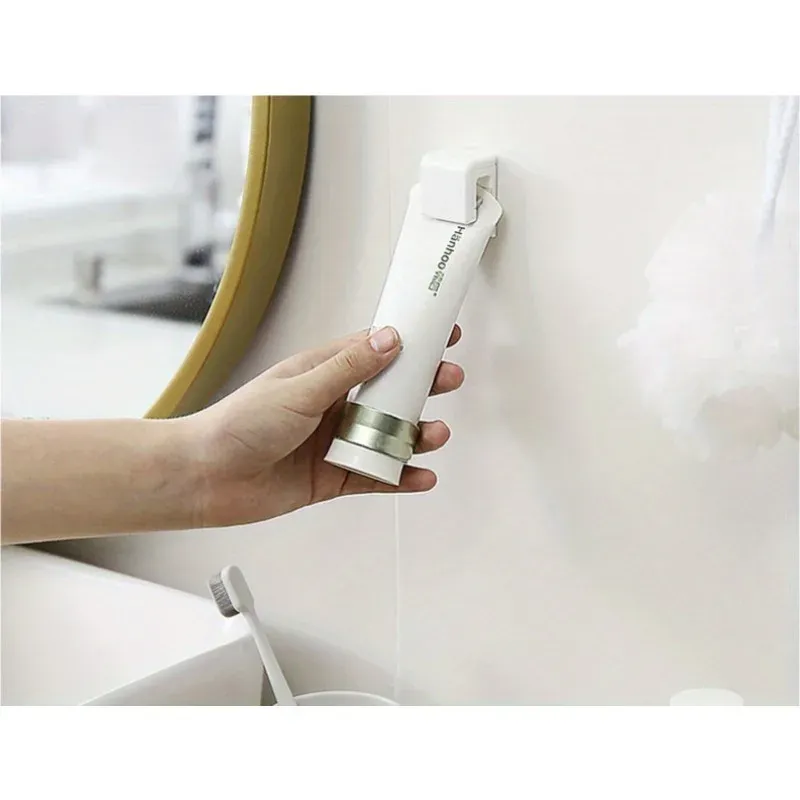 Porte-brosses à dents mural sans perçage, lot de 3, 5 ou 10 pièces, avec support pour dentifrice et organisateur de salle de bains 3